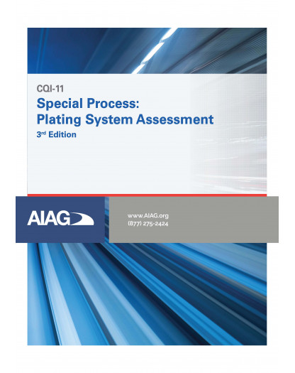 CQI-11 - Plating System Assessment - Special Process - 3° Edition - 978-1-60-534441-6