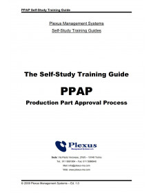 The Self-Study Training Guide “PPAP – Production Part Approval Process”