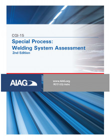 CQI-15 Special Process: Welding System Assessment - 2° Edition - English - 978-1-60-53420-5